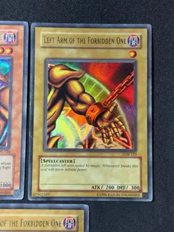 Yugioh Complete 2002 LOB Exodia the Forbidden One Set MP/HP 120 121 122 123 124 - Image 4