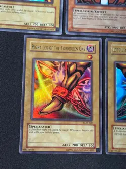 Yugioh Complete 2002 LOB Exodia the Forbidden One Set MP/HP 120 121 122 123 124 - Image 5