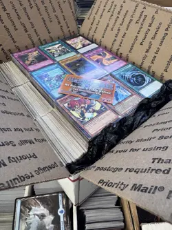 ??13lbs+ 4500+ UNSEARCHED Old Vintage YuGiOh Bulk Lot Most HP Some Damaged??? - Image 1