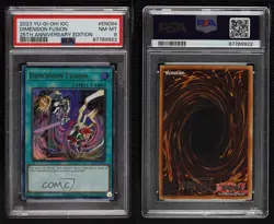 Dimension Fusion YuGiOh Legendary Collection 25th Anniversary PSA 8 - Image 3
