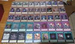 YuGiOh Card Darklord Tezcatlipoc Deck Core Ixchel Morningstar Banishment + More. - Image 1