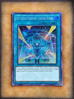 Yugioh Sky Striker Maneuver - Jamming Waves! DASA-EN032 Secret Rare 1st Ed NM - Image 1