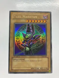 USA Seller Yugioh Dark Magician LOB-005 1st Edition Ultra Rare - Image 1