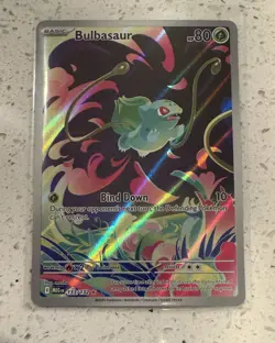 Bulbasaur 133/132 Mega Evolutions Illustration Rare Pokemon Card - English NM - Image 1