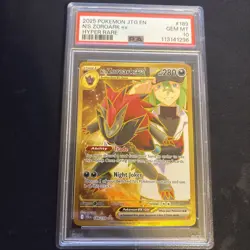 PSA 10 Pokemon TCG Journey Together N's Zoroark EX Gold Hyper Rare Card 189/159 - Image 1