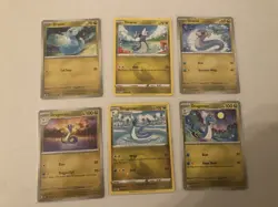 Lot Of 6 Dratini and Dragonair Pokemon Cards - Image 1