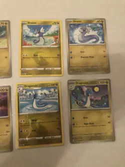 Lot Of 6 Dratini and Dragonair Pokemon Cards - Image 3