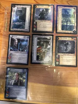 Lord Of The Rings Trading Card Game Lot of 25 cards in plastic binder holder - Image 3
