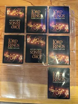 Lord Of The Rings Trading Card Game Lot of 25 cards in plastic binder holder - Image 4