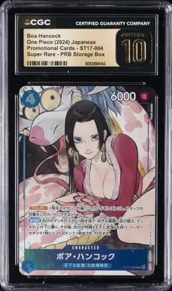 2024 ONE PIECE PROMO CARDS #ST17-004 BOA HANCOCK CGC 10 PRISTINE - Image 1