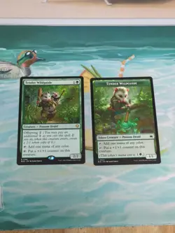 Tender Wildguide Token and card combo- 24 - BLB - NM - MTG Magic the Gathering - Image 1
