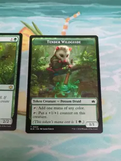 Tender Wildguide Token and card combo- 24 - BLB - NM - MTG Magic the Gathering - Image 3