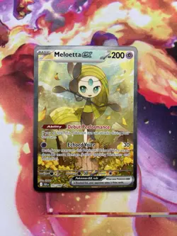 Pokemon Card TCG Meloetta EX Black Bolt Sir 167/086 Mint Condition Pack Fresh - Image 1