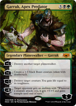 Garruk, Apex Predator (FULL-ART) FOIL Mythic Edition PLD CARD ABUGames - Image 1