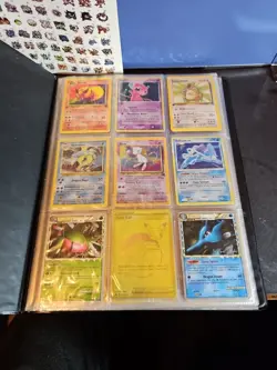 90 Pokemon Card Binder Collection | 30+ Vintage/WOTC/EX's+ Modern Holos + More - Image 1