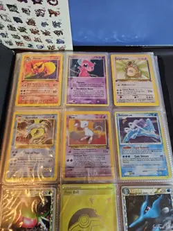 90 Pokemon Card Binder Collection | 30+ Vintage/WOTC/EX's+ Modern Holos + More - Image 2