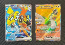 Tapu Koko & Squawkabilly - Pokemon TCG - 2 Card Lot (Full Art EX Rare Holos) - Image 1