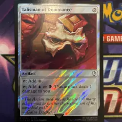 Talisman of Dominance (Surge Foil) #364 (NM) Final Fantasy FIC Magic MTG - Image 1