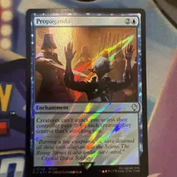 Magic the Gathering: Propaganda (Surge Foil) Commander: Final Fantasy Foil NM - Image 1