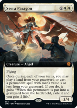 1x Serra Paragon - Foil - Extended Art NM-Mint, English Dominaria United MTG Mag - Image 1