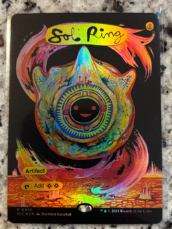 Magic the Gathering Secret Lair Encyclopedia Sol Ring FOIL MTG - Image 1