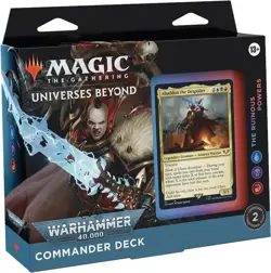 Magic the Gathering Universes Beyond Warhammer 40k Ruinous Powers Commander Deck - Image 1