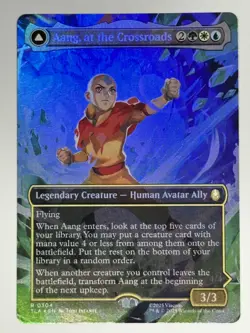 Aang, at the Crossroads (Borderless) FOIL Avatar: The Last Airbender 304 NM TLA - Image 1