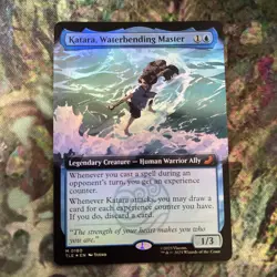 MTG Katara, Waterbending Master Extended Art Foil ✨ IN HAND! - Image 1