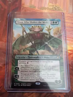 MTG - Nissa, Who Shakes The World Borderless Imagine Critters - Bloomburrow - Image 1