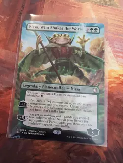 MTG - Nissa, Who Shakes The World Borderless Imagine Critters - Bloomburrow - Image 2