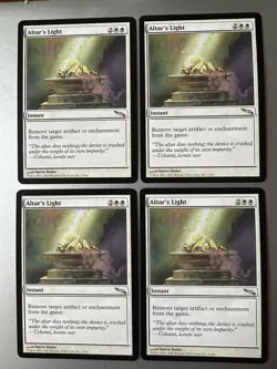4x Altar's Light (NM) Mirrodin Uncommon MRD Magic the Gathering MTG Playset - Image 1