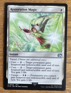 MTG Final Fantasy, Restoration Magic - Image 1