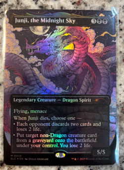 Magic the Gathering Secret Lair Encyclopedia Junji, the Midnight Sky FOIL MTG - Image 1