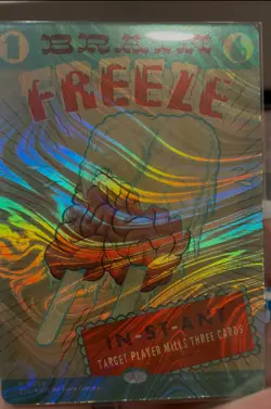 Brain Freeze (HALO FOIL) Secret Lair - An Encyclopedia of Magic MTG - Image 1