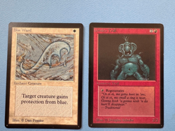 MTG Beta Lot, Blue Ward and Uthden Troll! 1994 Vintage Magic! - Image 1