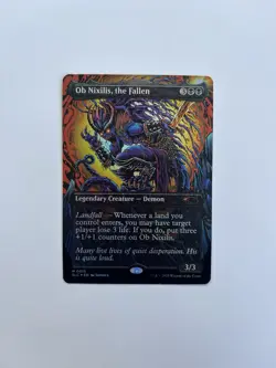 OB Nixilis, the Fallen FOIL Secret Lair Encyclopedia Magic The Gathering MTG - Image 1