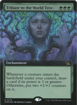 Tribute to the World Tree (Extended Art) - FOIL - R March of the Machine 373 - M - Image 1