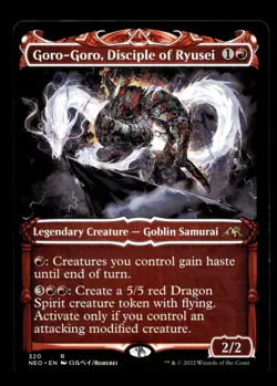 Goro-Goro, Disciple of Ryusei (Showcase) 320 R Kamigawa: Neon Dynasty - Image 1