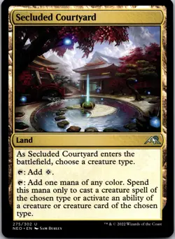 Kamigawa: Neon Dynasty #275 Secluded Courtyard - Image 1