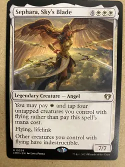 MTG 1x Sephara, Sky's Blade # 54 Commander Masters Magic the Gathering x1 NM - Image 1