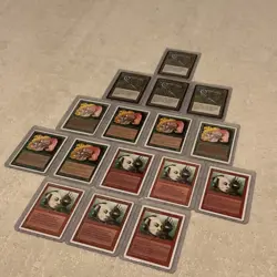 Sixteen 1994 - 97 Magic The Gathering Rare MTG Cards Sleeve Protected Elves TCG - Image 5