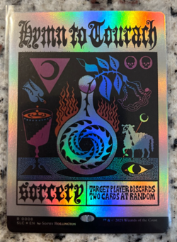 Magic the Gathering Secret Lair Encyclopedia Hymn to Tourach FOIL MTG - Image 1