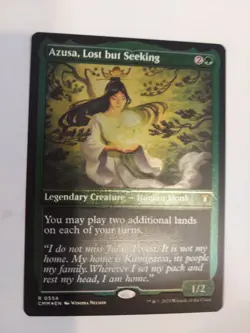 Azusa, Lost but Seeking (Foil Etched) Commander Masters Foil - Image 1