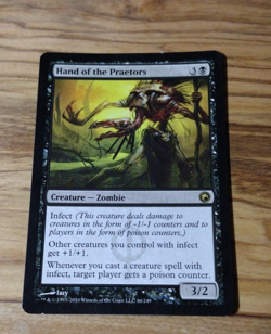 Hand of the Praetors - Scars of Mirrodin - Moderate Play MP Magic the Gathering - Image 1