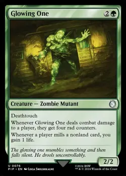 Glowing One - Universes Beyond: Fallout #0076 MTG Magic The Gathering - Image 1