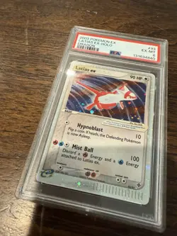 Pokemon 2003 EX Dragon Latias Holo Ultra Rare Card #93/97 PSA 6 - Image 4