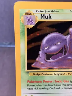 Pokemon TCG Muk #13/62 Holo Rare Fossil Base Set Unlimited WOTC VTG 1999 - Image 2