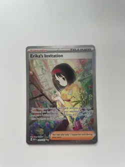 Pokemon TCG Erika's Invitation 203/165 Special Illustration Rare NM - Image 1