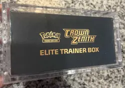 CROWN ZENITH ETB ELITE TRAINER BOX NEW SEALED 2023 POKEMON SWORD & SHIELD PROMO - Image 3