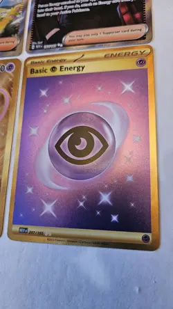 Pokemon 151 Lot Giovanni's Charisma Daisys Help Mew And Basic Energy Hyper Rare - Image 4